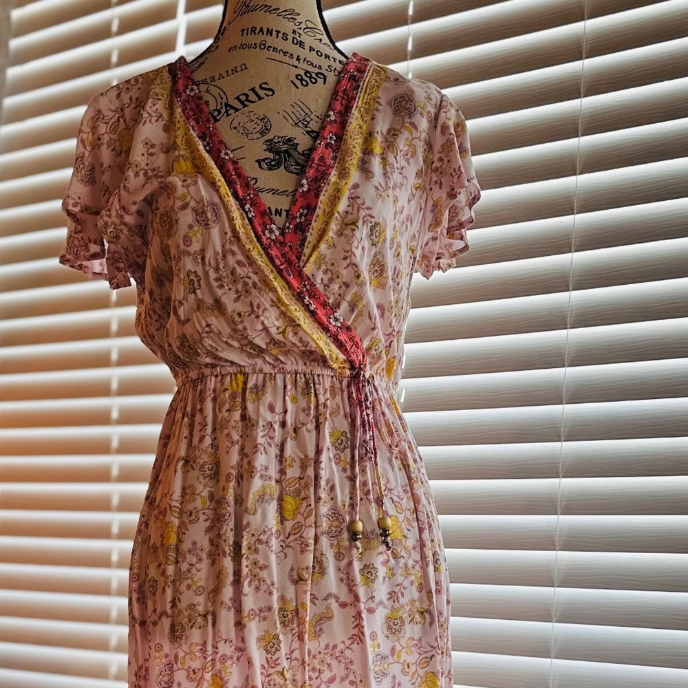 BeBop Floral Prairie Maxi Dress Size Small